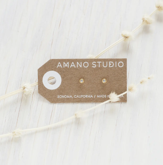 Tiny Dot Stud Earrings