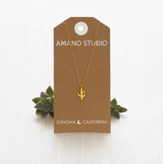Saguaro Cactus Necklace