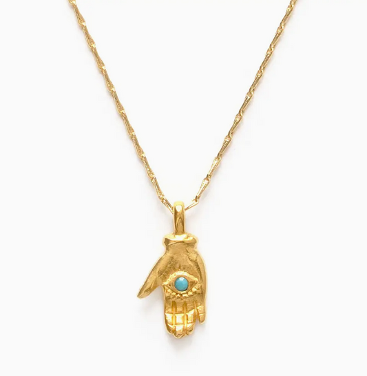 Tiny Mystic Hand Necklace