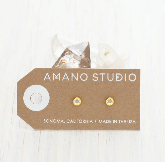 Crystal Stud Earrings
